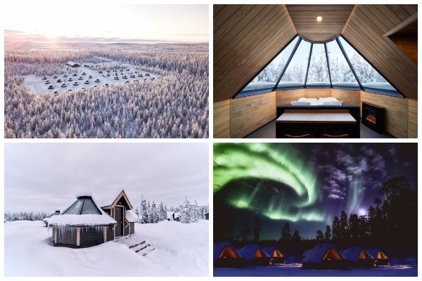 Glass Igloo Hotel in Levi