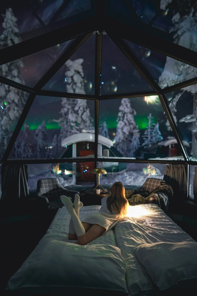 Glass Igloos Hotel Lapland